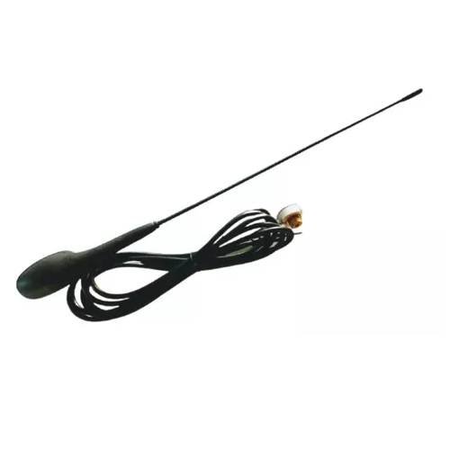 Antena Toldo Universal Base Fija Auto Camioneta Negro