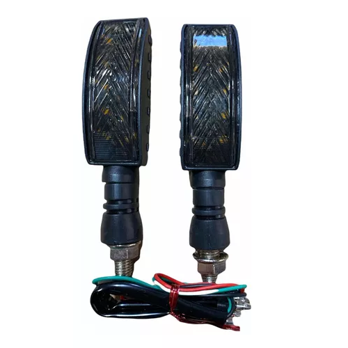 Direccionales Motocicleta Led Bicolor Amarillo/blanco -1017b CUARTO DIRECCIONAL