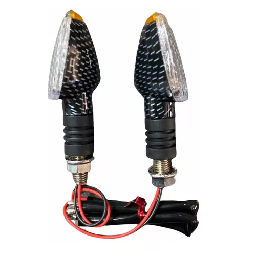 Direccionales Motocicleta Universal Led Amarillo -am CUARTO DIRECCIONAL