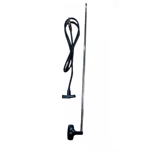 [20-F4013] Antena Lateral Cromada Tipo Datsun (adaptable Tipo Universa) Negro
