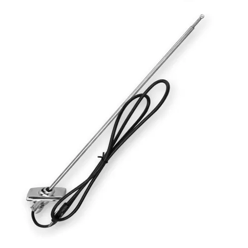 [AN-356] Antena Para Ford 3 Secciones Con Base Cuadrada Universal Negro