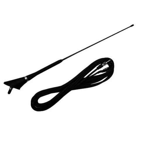 [AAC72238] Antena Todo Chevy C1 C2 C3 Golf Jetta Derby Pointer Aro Crom Negro