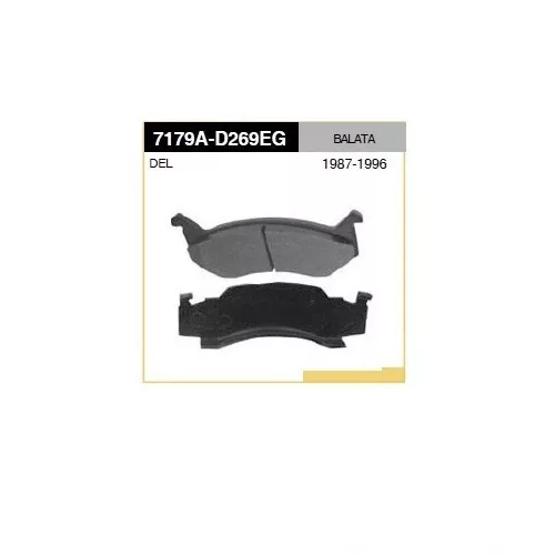 [FLD269-7179] Balata Delantera Ram Charger 5.9 90 92 93 94 95 96 97 98 -