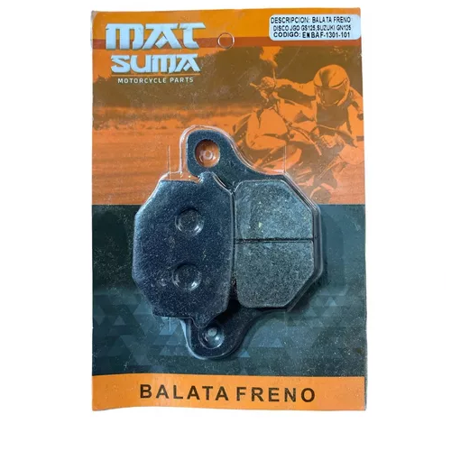 [ENBAF-1301-101] Balata Freno Disco Motocicleta Jgo Gs125 Suzuki Gn125 -