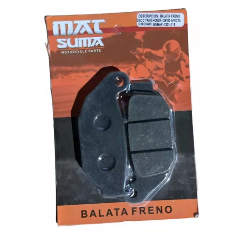 [ENBAF-1301-115] Balata Tambor Trasera Motocicleta Honda Cb150 Invicta -