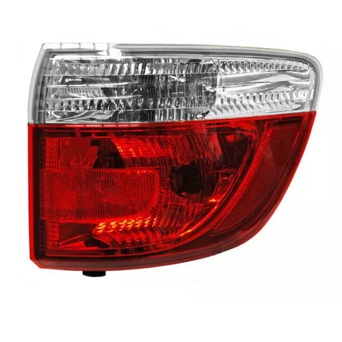 [C43506] Calavera Externa Dodge Durango 2012 2013 Con Soquet Derecho / Rojo / Blanco