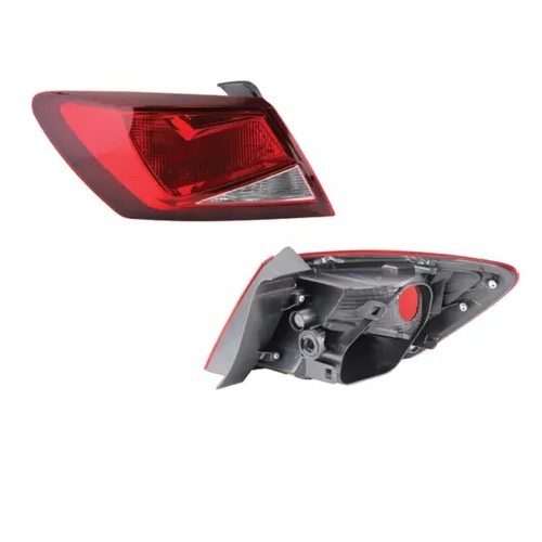 [C27078] Calavera Externa Seat Leon 2014 2015 2016 ( No Es De Led ) Izquierdo / Rojo/Blanco