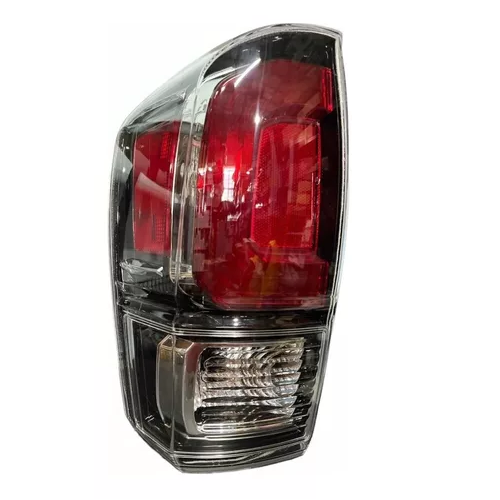 [FCNT1602] Calavera Tacoma Filos Negros Con Cromo 19 20 21 22 Izquierdo / Rojo/Blanco