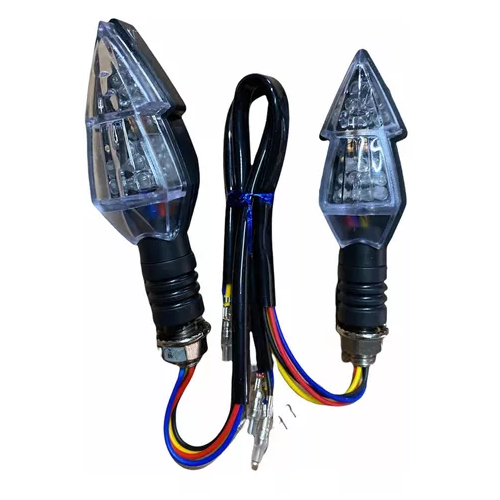 [ENDIR-3213-0630] Direccionales Motocicleta Led Bicolor Amarillo/blanco -0630 CUARTO DIRECCIONAL