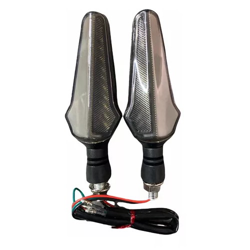 [ENDIR-3213-1020B] Direccionales Motocicleta Led Bicolor Amarillo/blanco -1020b CUARTO DIRECCIONAL