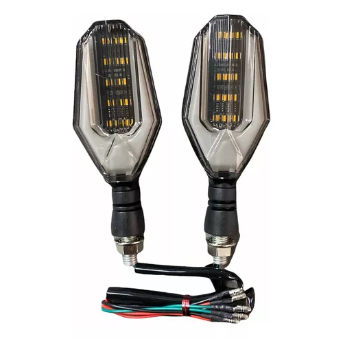 [ENDIR-3213-1033R] Direccionales Motocicleta Led Bicolor Amarillo/rojo -1033r CUARTO DIRECCIONAL