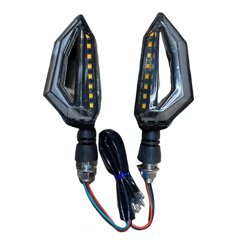 [ENDIR-3213-1040R] Direccionales Motocicleta Led Bicolor Amarillo/rojo -1040r CUARTO DIRECCIONAL