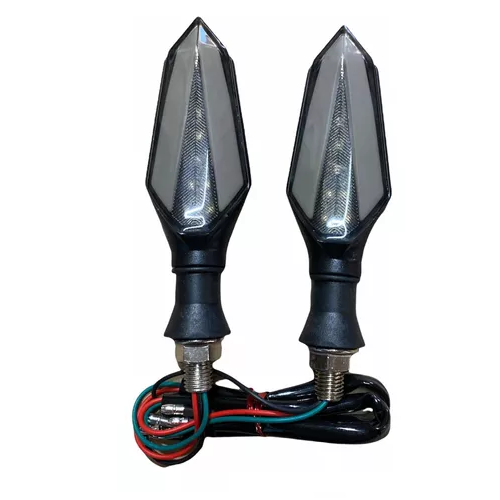 [ENDIR-3213-1052R] Direccionales Motocicleta Led Bicolor Amarillo/rojo -1052r CUARTO DIRECCIONAL
