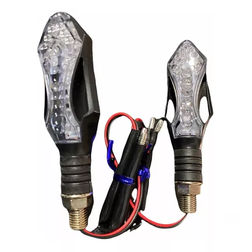 [ENDIR-3213-0521] Direccionales Motocicleta Universal Led Amarillo -0521 CUARTO DIRECCIONAL