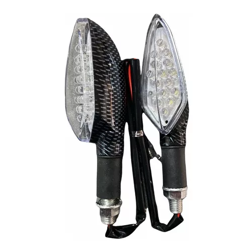 [ENDIR-3213-0499] Direccionales Motocicleta Universal Led Rojo -0499 CUARTO DIRECCIONAL