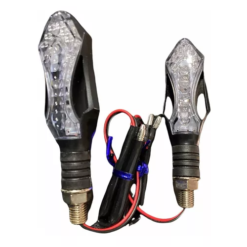 [ENDIR-3213-0523] Direccionales Motocicleta Universal Led Rojo -0523 CUARTO DIRECCIONAL