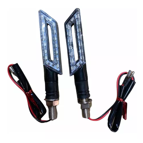 [ENDIR-3213-0533] Direccionales Motocicleta Universal Led Rojo -0533 CUARTO DIRECCIONAL